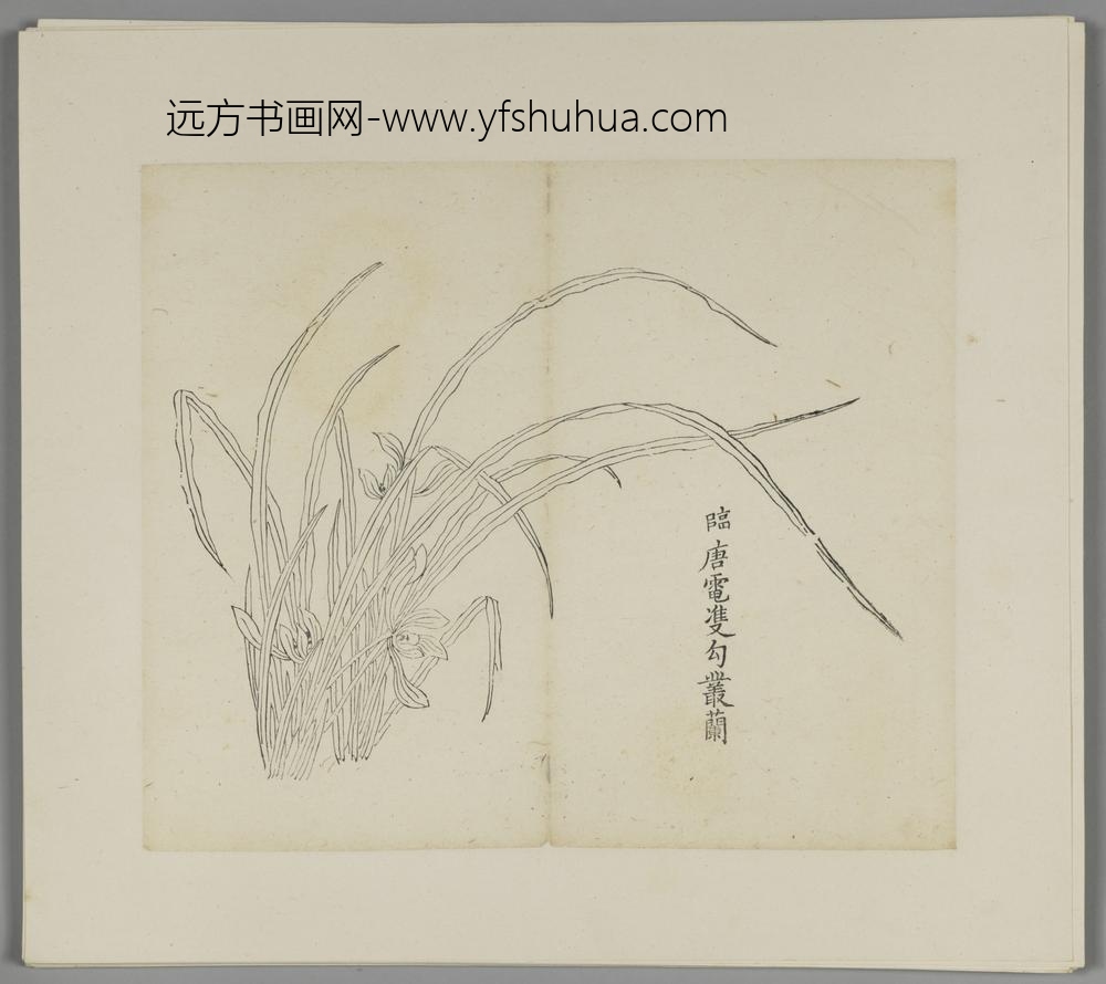 明-木版水印胡日从等十竹斋谱册-