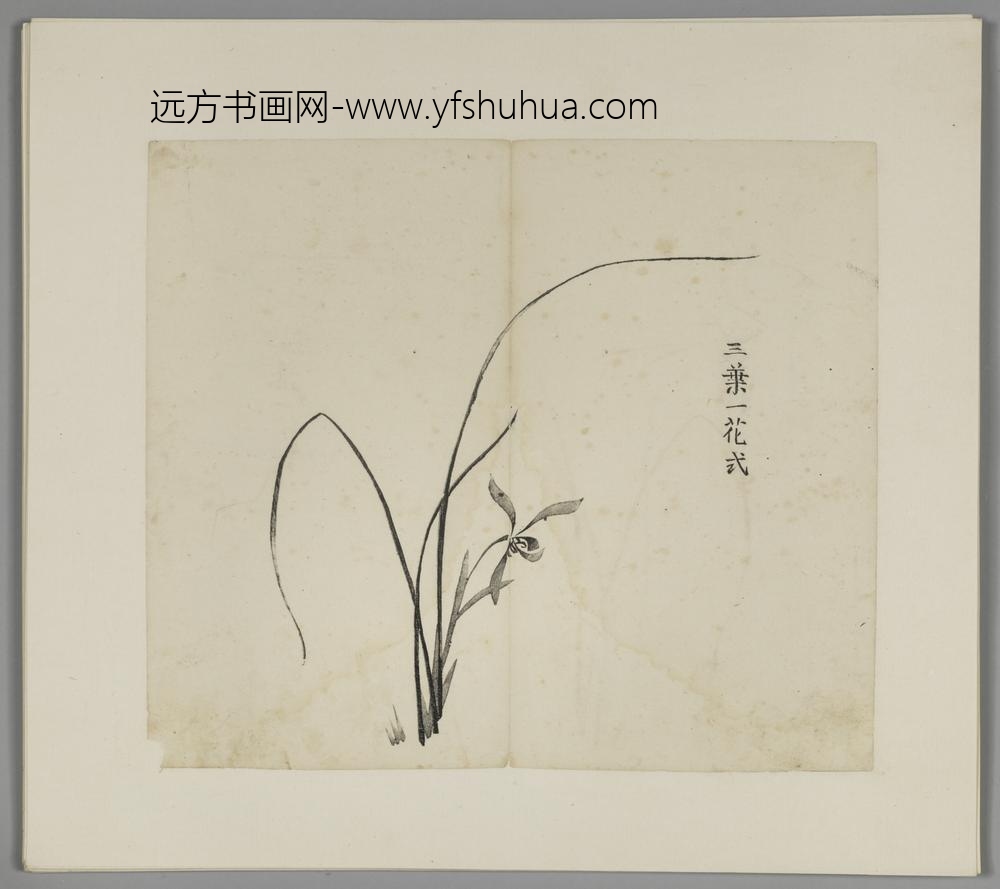 明-木版水印胡日从等十竹斋谱册-