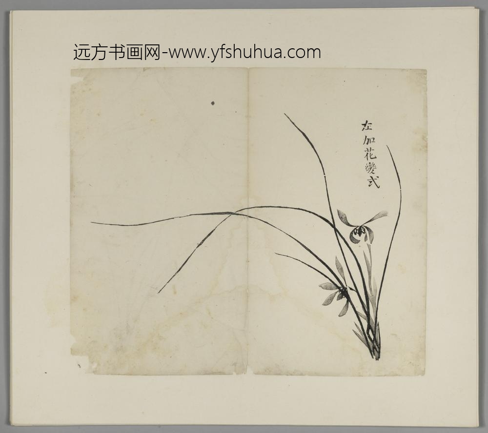 明-木版水印胡日从等十竹斋谱册-