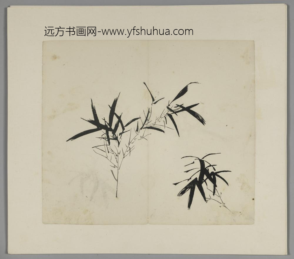明-木版水印胡日从等十竹斋谱册-