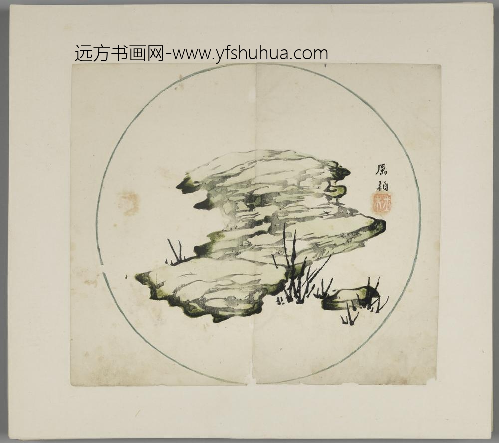 明-木版水印胡日从等十竹斋谱册-