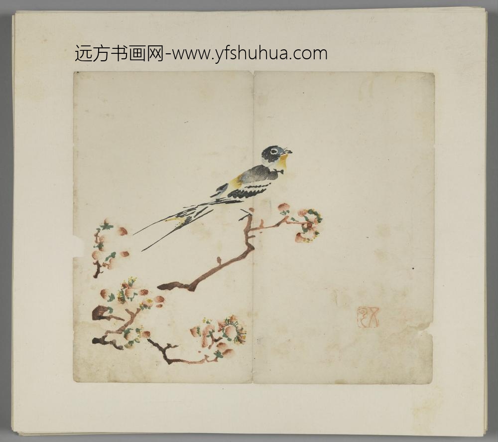 明-木版水印胡日从等十竹斋谱册-
