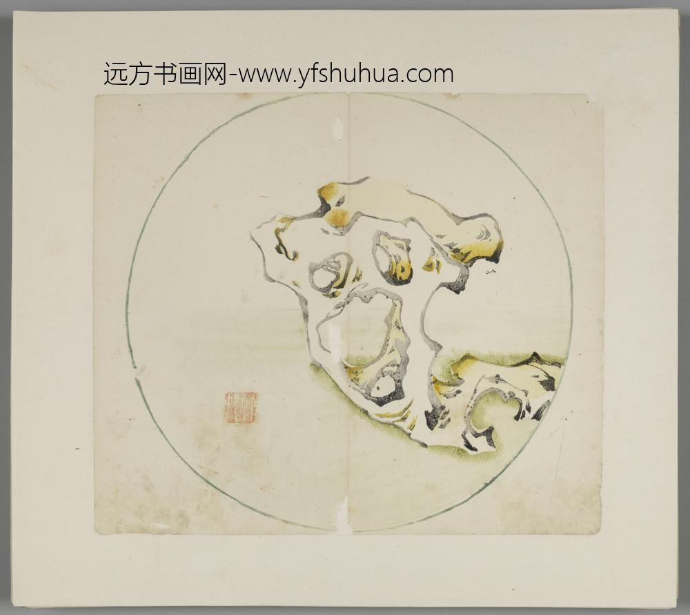 明-木版水印胡日从等十竹斋谱册-