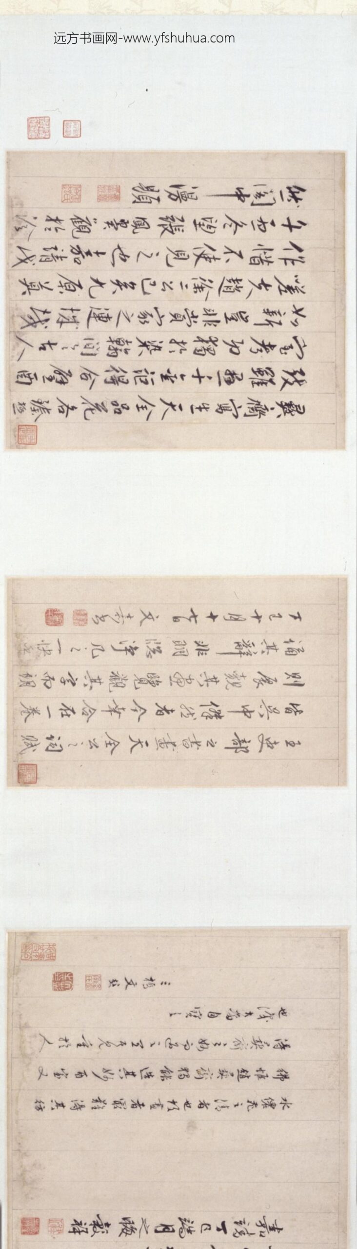 明-王穀祥水仙花图卷_