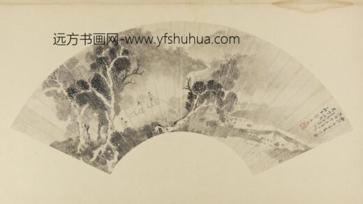 明 盛茂熲幽溪深梅扇.jpg