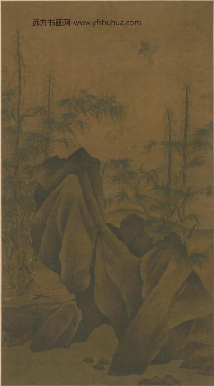 明人 竹石图轴.jpg