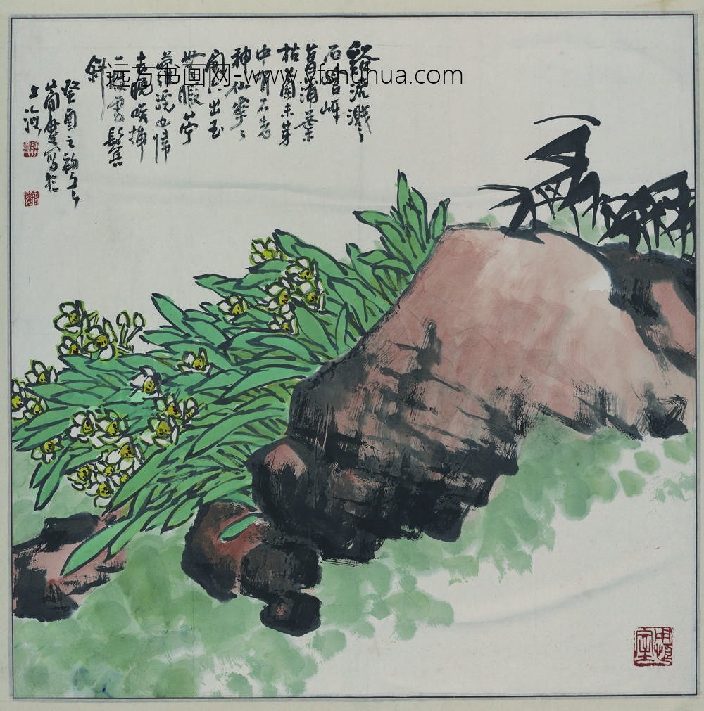 曹简楼_水仙图轴