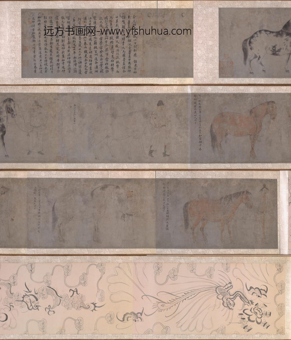 李公麟_五马图（仿）