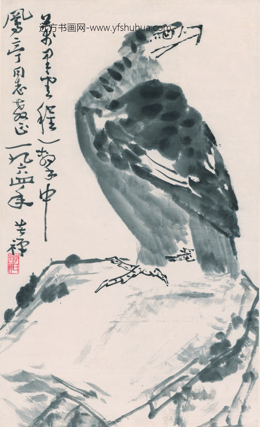 李苦禅_雄鹰图轴