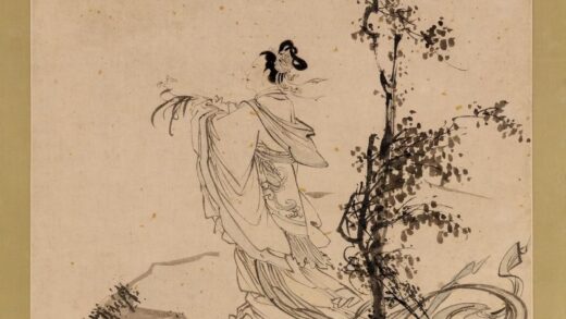 杜堇 美人献寿（仙女与萱草）.jpg