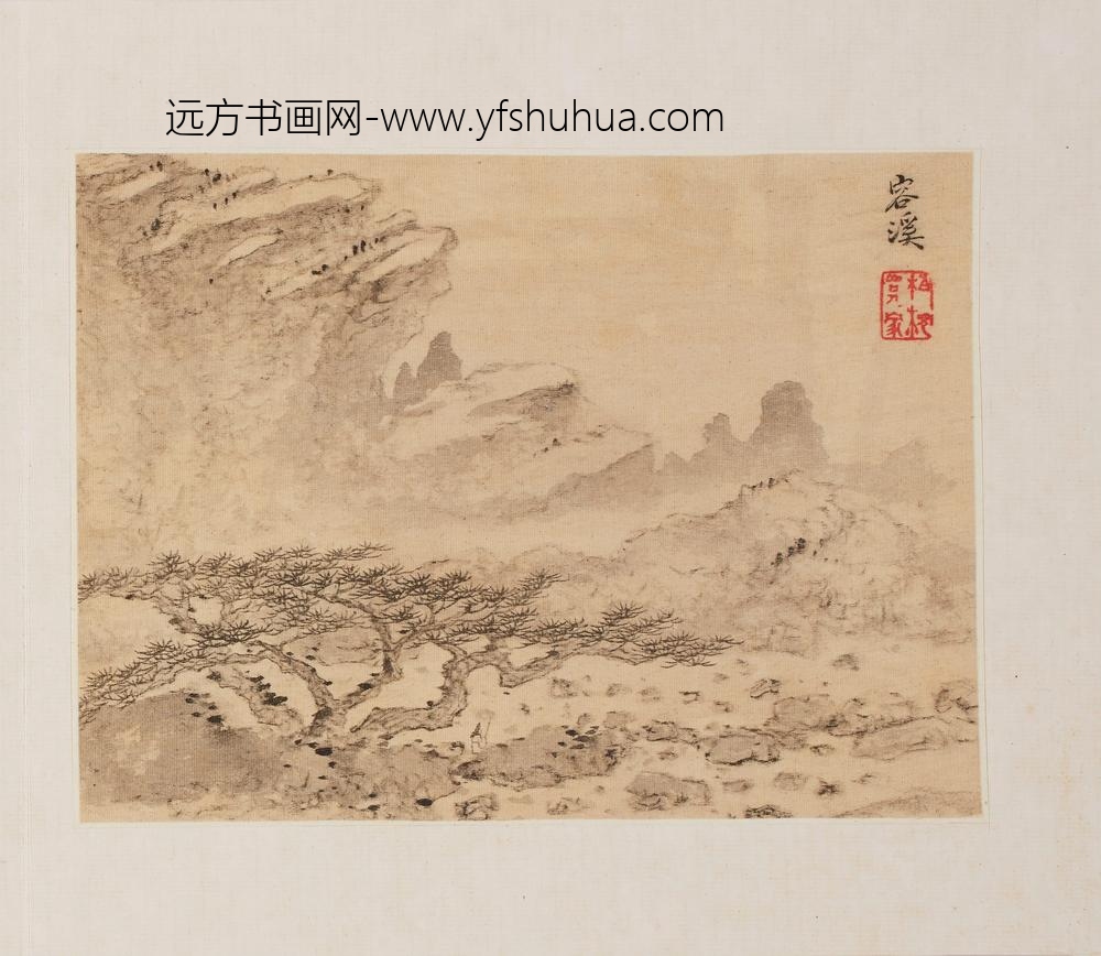 梅清_黄山十二景（黄岳卧游图）图册 ()