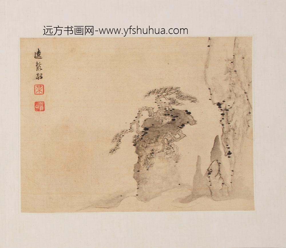 梅清_黄山十二景（黄岳卧游图）图册 ()
