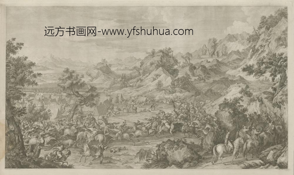 清-印版平定两金川得胜图册-