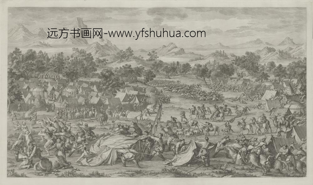 清-印版平定两金川得胜图册-