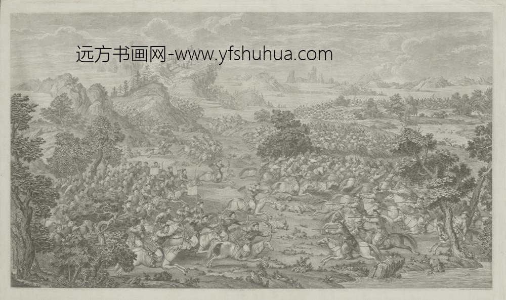 清-印版平定两金川得胜图册-