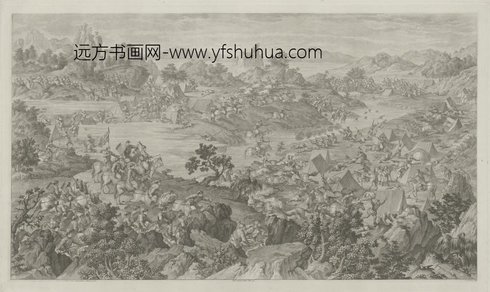 清-印版平定两金川得胜图册-