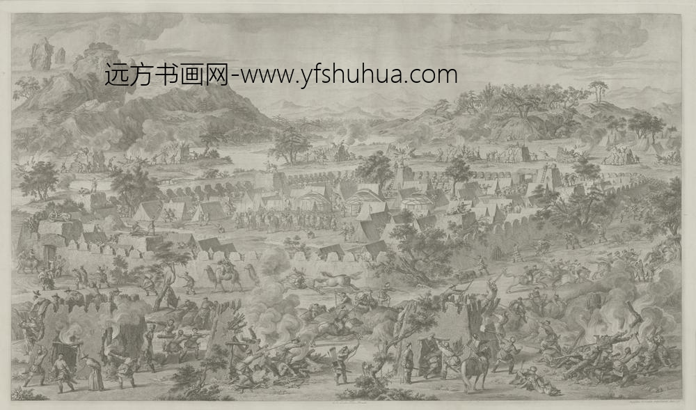 清-印版平定两金川得胜图册-