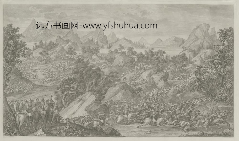 清-印版平定两金川得胜图册-