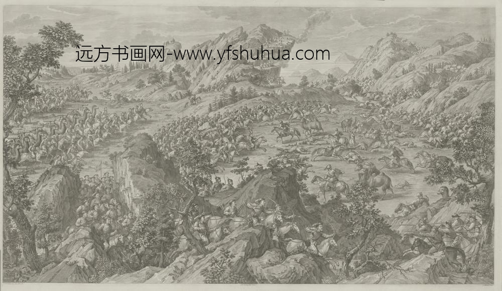清-印版平定两金川得胜图册-