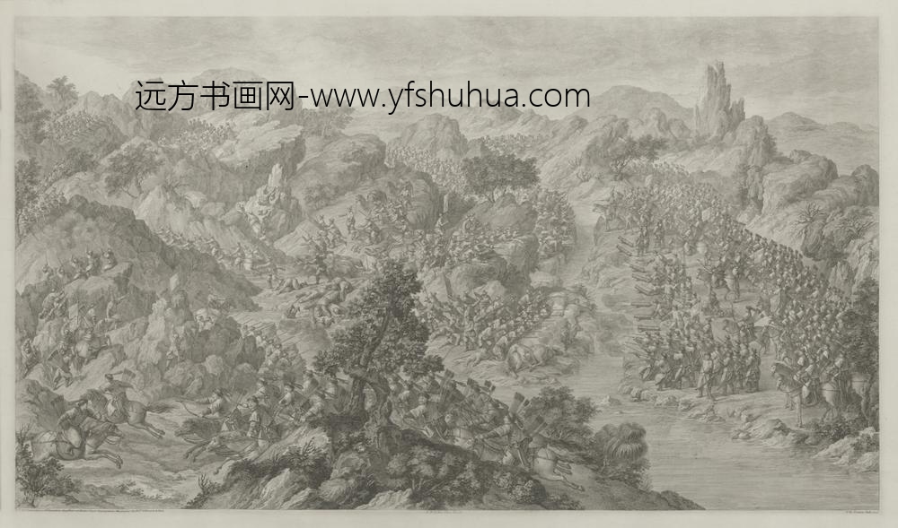 清-印版平定两金川得胜图册-