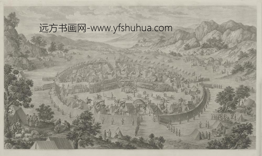 清-印版平定两金川得胜图册-
