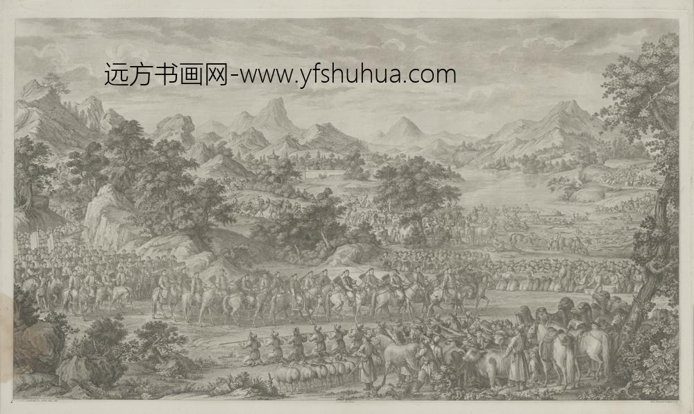 清-印版平定两金川得胜图册-