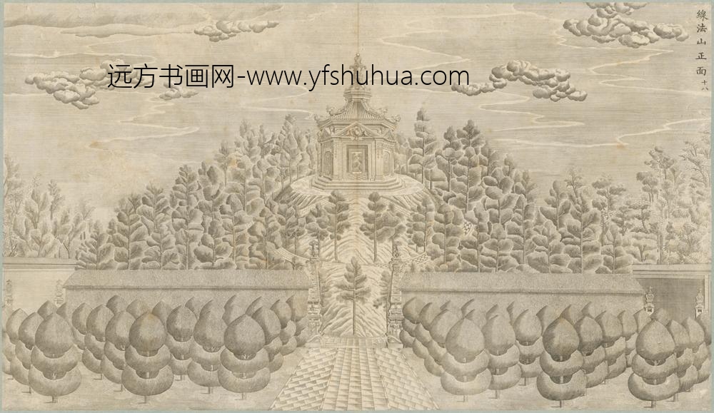 清-印版西式园庭水法图册-
