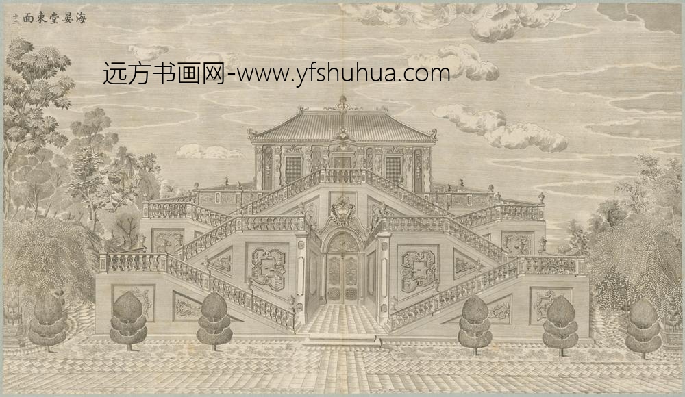 清-印版西式园庭水法图册-