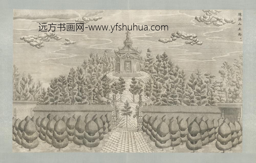 清-印版西式园庭水法图册-