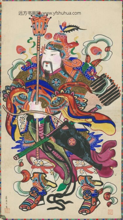 清 印版金瓜武门神码.jpg