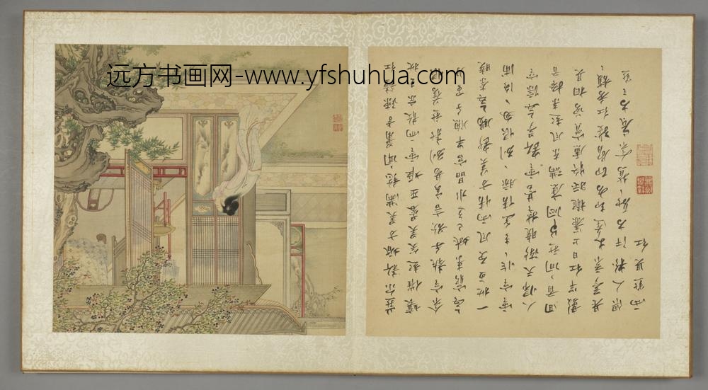 清-叶逋西厢记图册-
