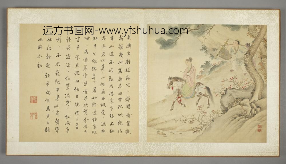 清-叶逋西厢记图册-