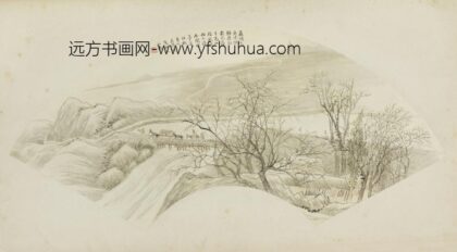 清 吴穀祥岩关晓发扇面.jpg