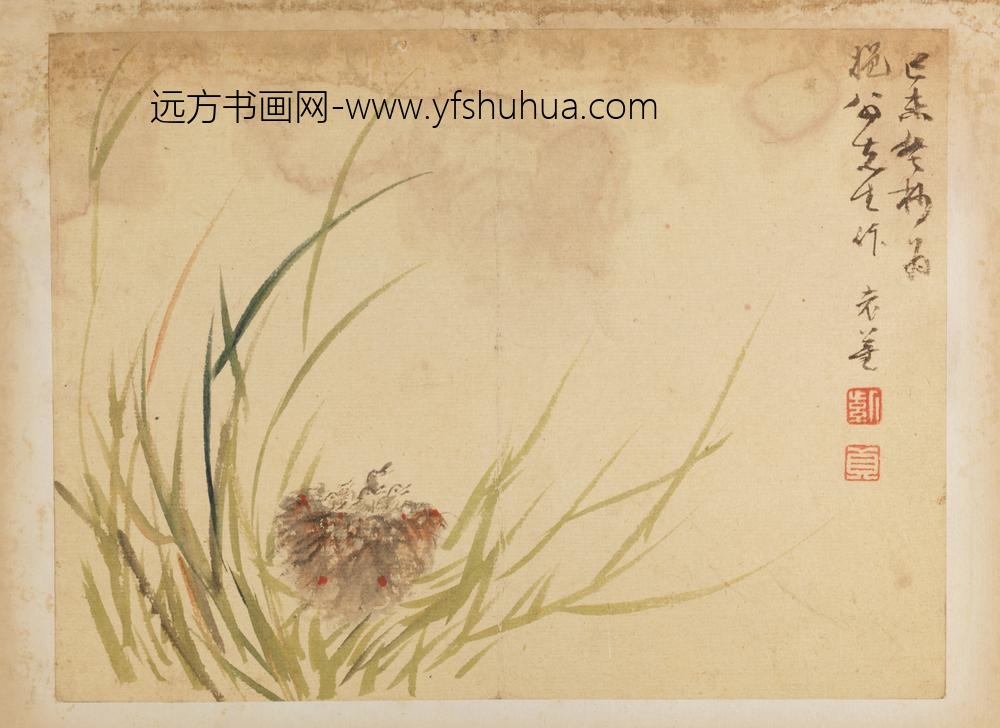 清-张镠杂画册-
