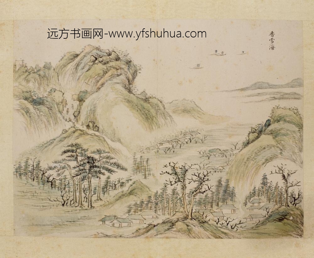 清-彭启丰吴郡西山胜景册
