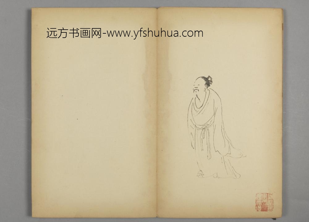 清-朱孝纯杂画册-