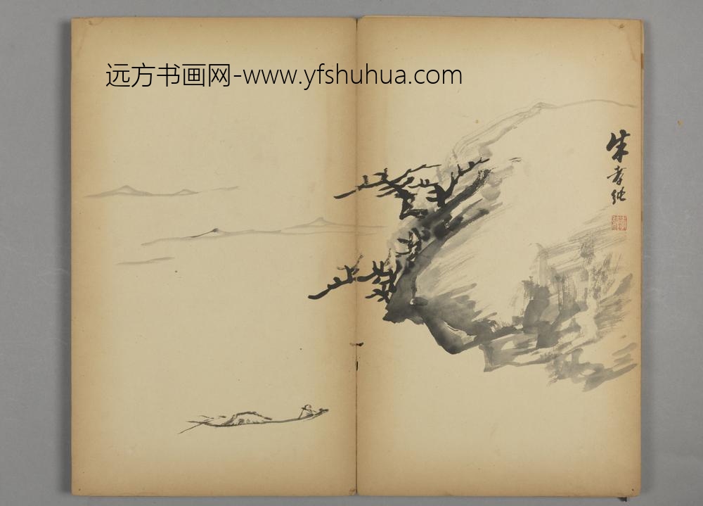 清-朱孝纯杂画册-