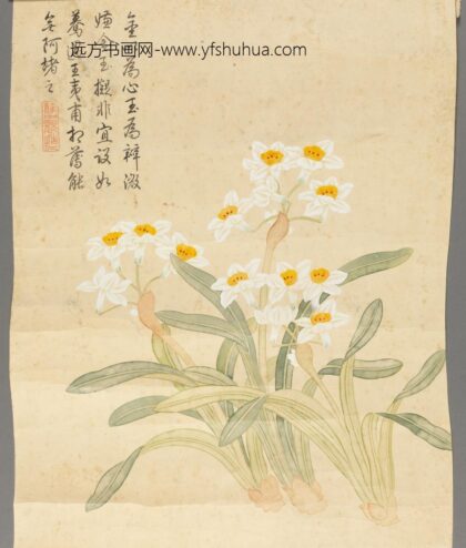 清 沈利竹亭远山贴落.jpg