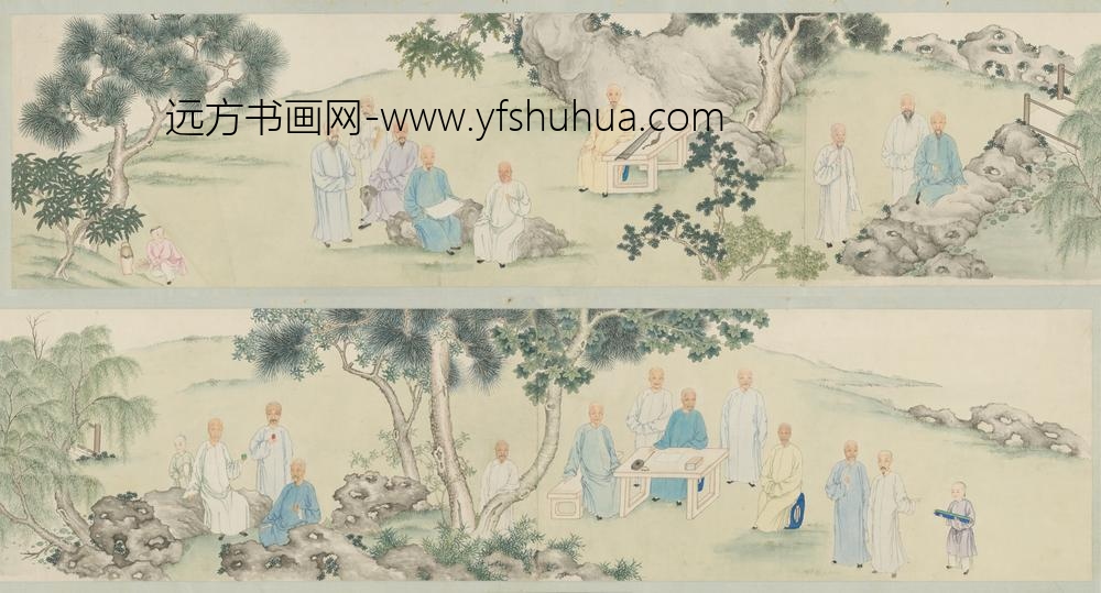 清-清人乙丑同年图像卷