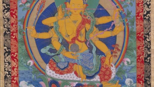 清 清人文殊菩萨像轴.jpg