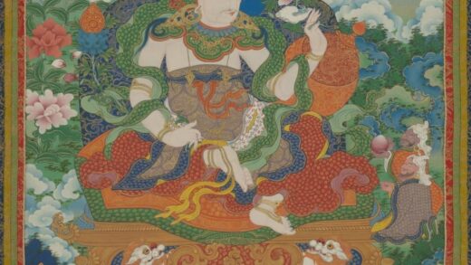 清 清人香巴拉王菩萨像轴.jpg