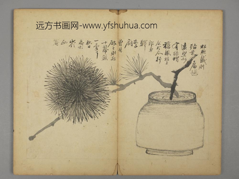 清-王六真杂画册-
