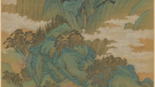清 王犖春山耸翠轴.jpg