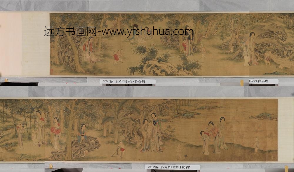王时_仕女婴戏图