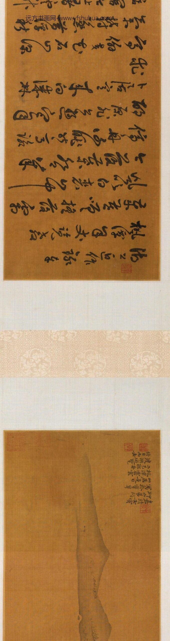 王问_联舟渡湖游览图_