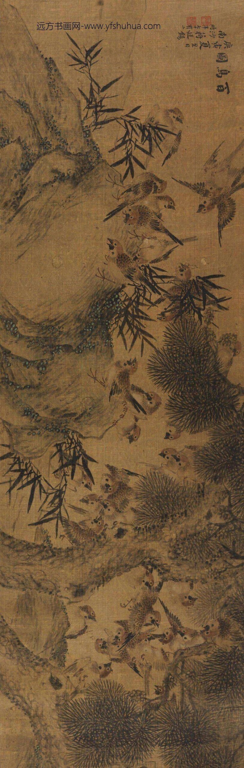 蒋廷锡_百鸟图_