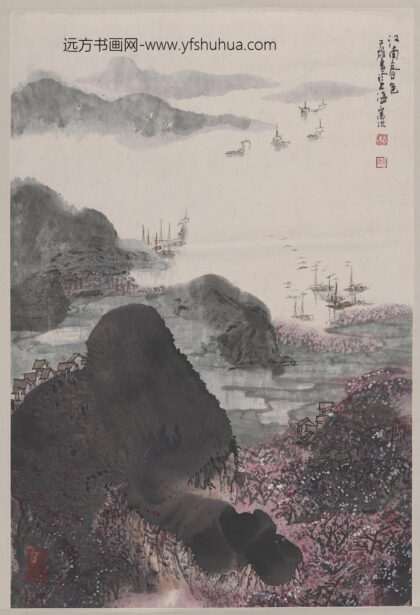 蔡大雄 江南春色图轴.jpg
