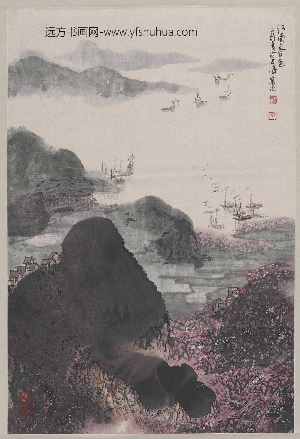 蔡大雄_江南春色图轴