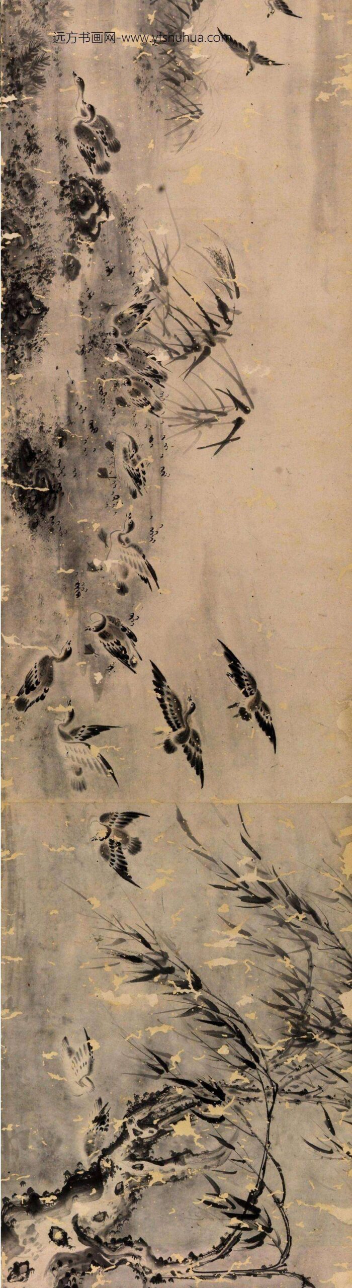 阳鸟攸居图卷_