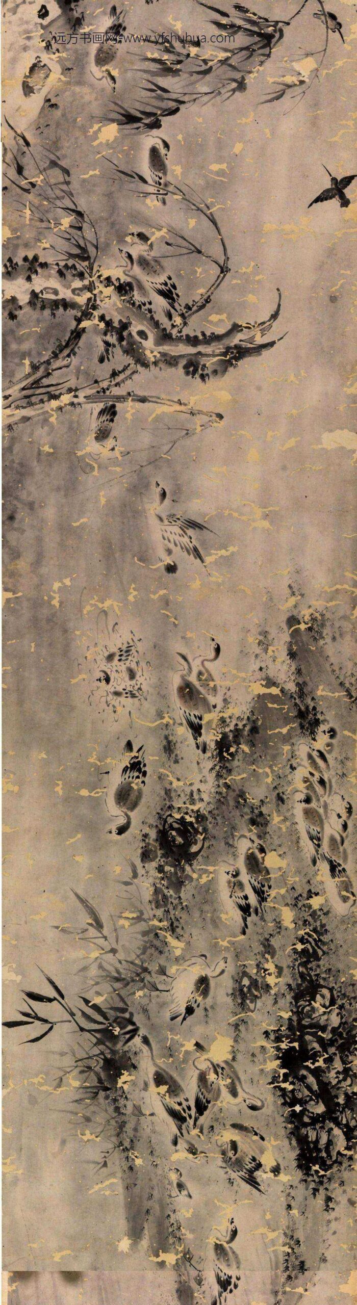 阳鸟攸居图卷_